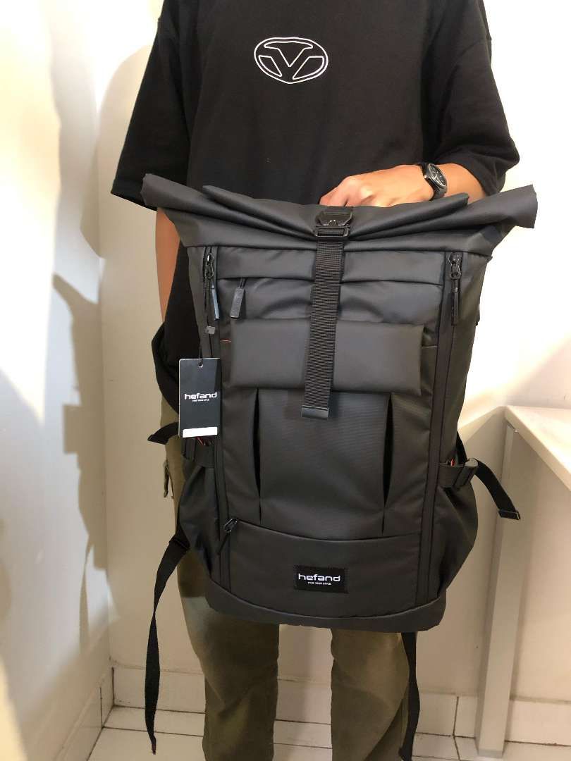 Hefand - Tas Ransel Pria Backpack Aston Tas Laptop Punggung Travelling Outdoor Pria Wanita Tas Leptop Travellbag Backpackeran Waterproof Anti Air - foto 2 dari 10, deweangga.aji
