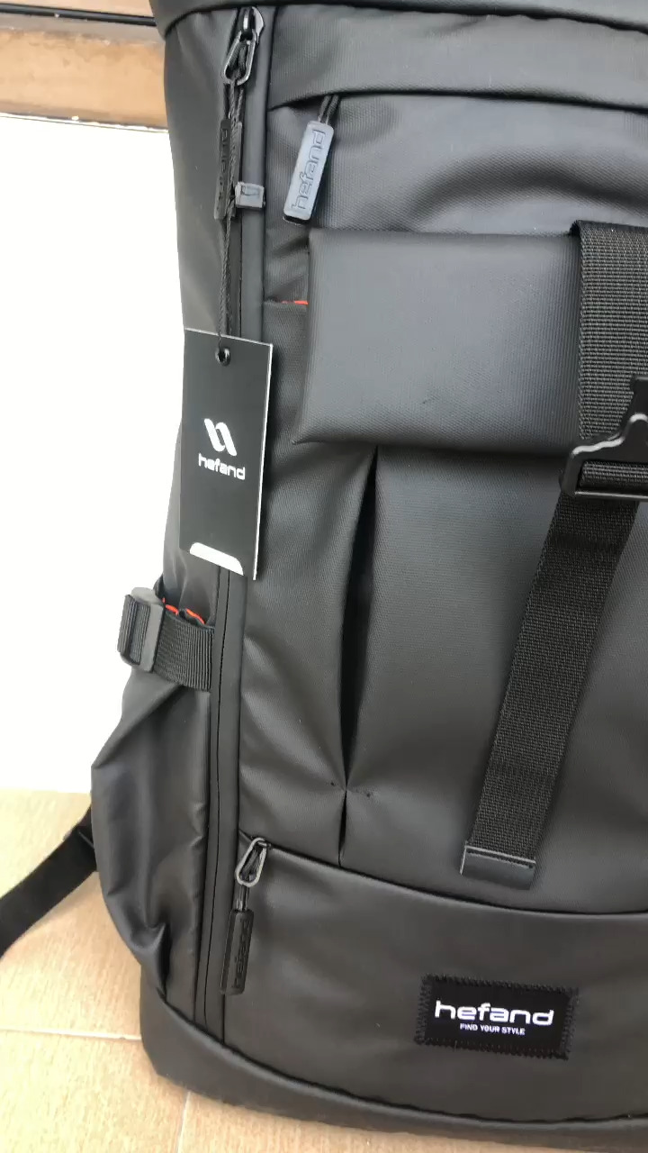 Hefand - Tas Ransel Pria Backpack Aston Tas Laptop Punggung Travelling Outdoor Pria Wanita Tas Leptop Travellbag Backpackeran Waterproof Anti Air - Foto ulasan pembeli