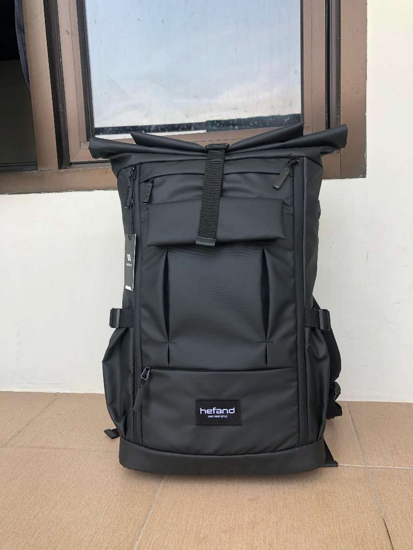 Hefand - Tas Ransel Pria Backpack Aston Tas Laptop Punggung Travelling Outdoor Pria Wanita Tas Leptop Travellbag Backpackeran Waterproof Anti Air - Foto ulasan pembeli
