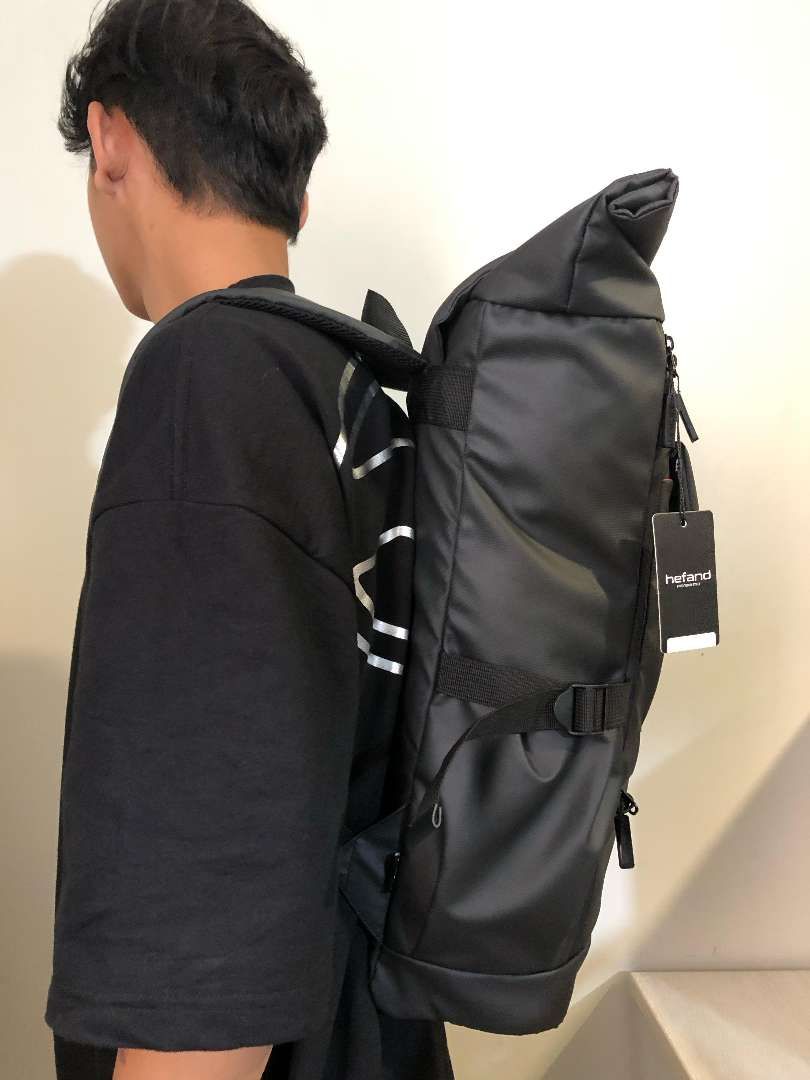 Hefand - Tas Ransel Pria Backpack Aston Tas Laptop Punggung Travelling Outdoor Pria Wanita Tas Leptop Travellbag Backpackeran Waterproof Anti Air - Foto ulasan pembeli