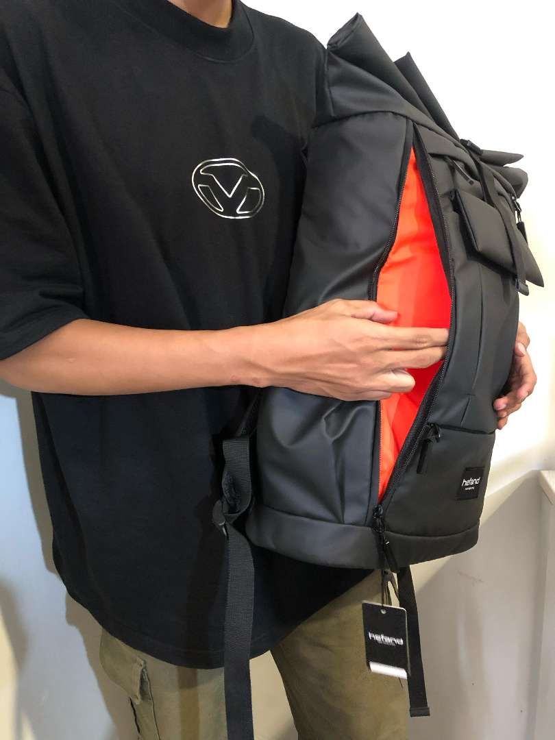 Hefand - Tas Ransel Pria Backpack Aston Tas Laptop Punggung Travelling Outdoor Pria Wanita Tas Leptop Travellbag Backpackeran Waterproof Anti Air - Foto ulasan pembeli