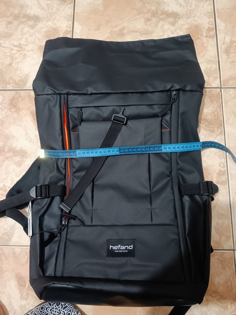 Hefand - Tas Ransel Pria Backpack Aston Tas Laptop Punggung Travelling Outdoor Pria Wanita Tas Leptop Travellbag Backpackeran Waterproof Anti Air - Foto ulasan pembeli