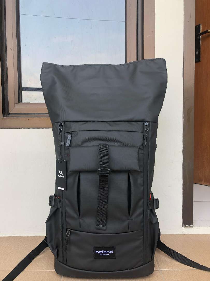 Hefand - Tas Ransel Pria Backpack Aston Tas Laptop Punggung Travelling Outdoor Pria Wanita Tas Leptop Travellbag Backpackeran Waterproof Anti Air - Foto ulasan pembeli