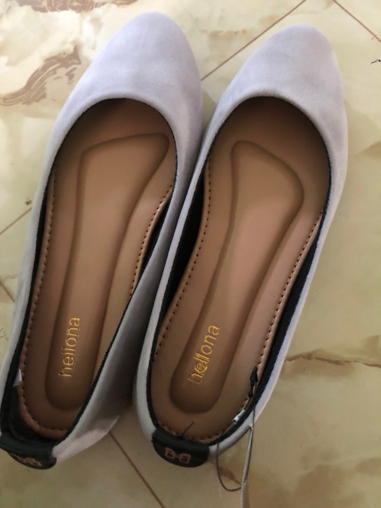 Hellona Gemini Flat Shoes Wanita Simply Model Polos Sol Karet Anti Slip - foto 7 dari 10, ankhrnnsa