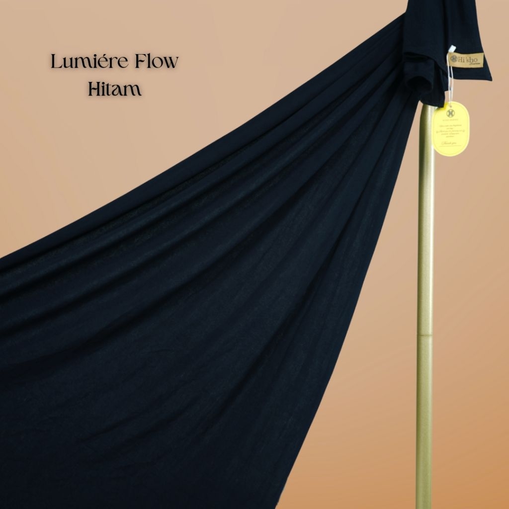 Hi'shoScarves - Pashmina Kaos Premium Rayon Cold Tech Lumie`re Flow Series - foto 8 dari 10, HISHO SCARVES Official Store