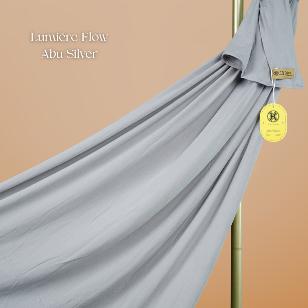 Hi'shoScarves - Pashmina Kaos Premium Rayon Cold Tech Lumie`re Flow Series - foto 10 dari 10, HISHO SCARVES Official Store