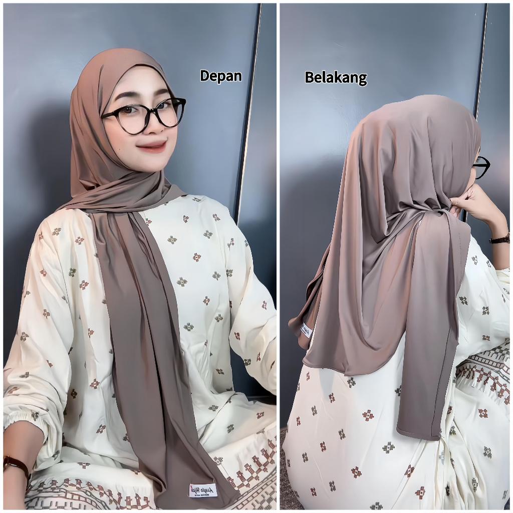 Hijab Instan Oval Jersey Tebal By Assyla - foto 1 dari 10