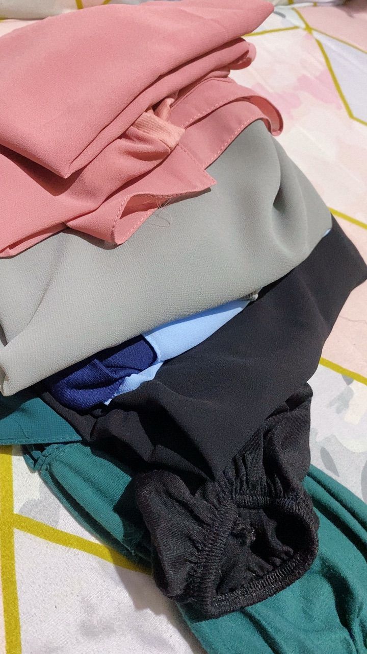 Foto ulasan pembeli mamimellshop, varian Smoke Grey, Baby blue, Guava, ...