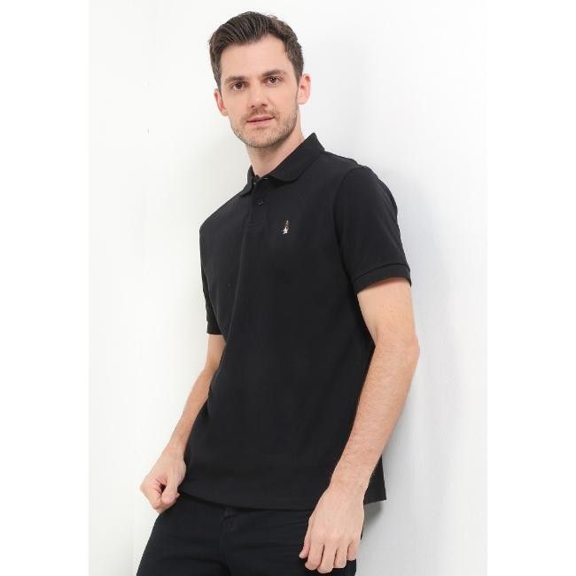 Hush Puppies Kaos Polo Pria Tako 4 Black