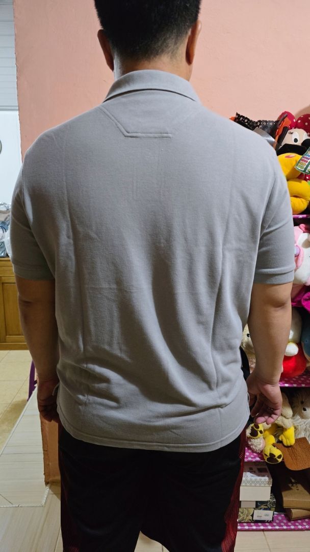 Hush Puppies Kaos Polo Pria Tako 4 Gray - foto 7 dari 10, macan_tutul