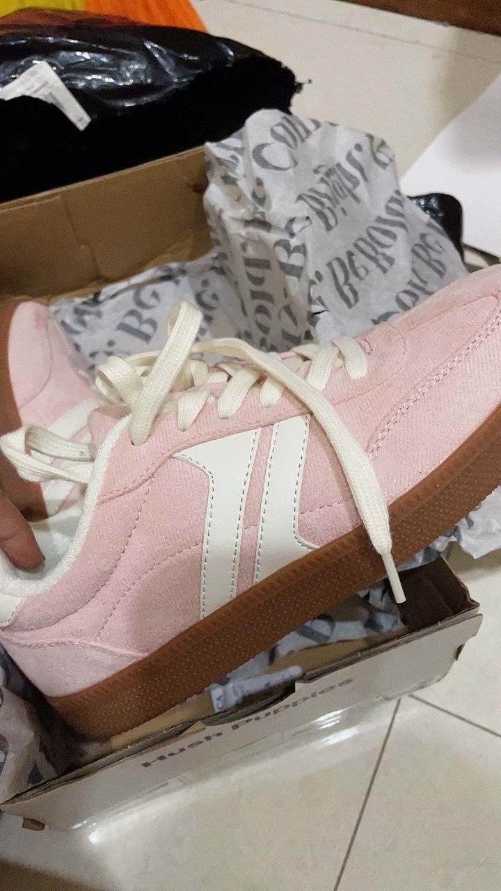 Hush Puppies Sneakers Wanita Morris Pink - foto 2 dari 10, angel_03032002