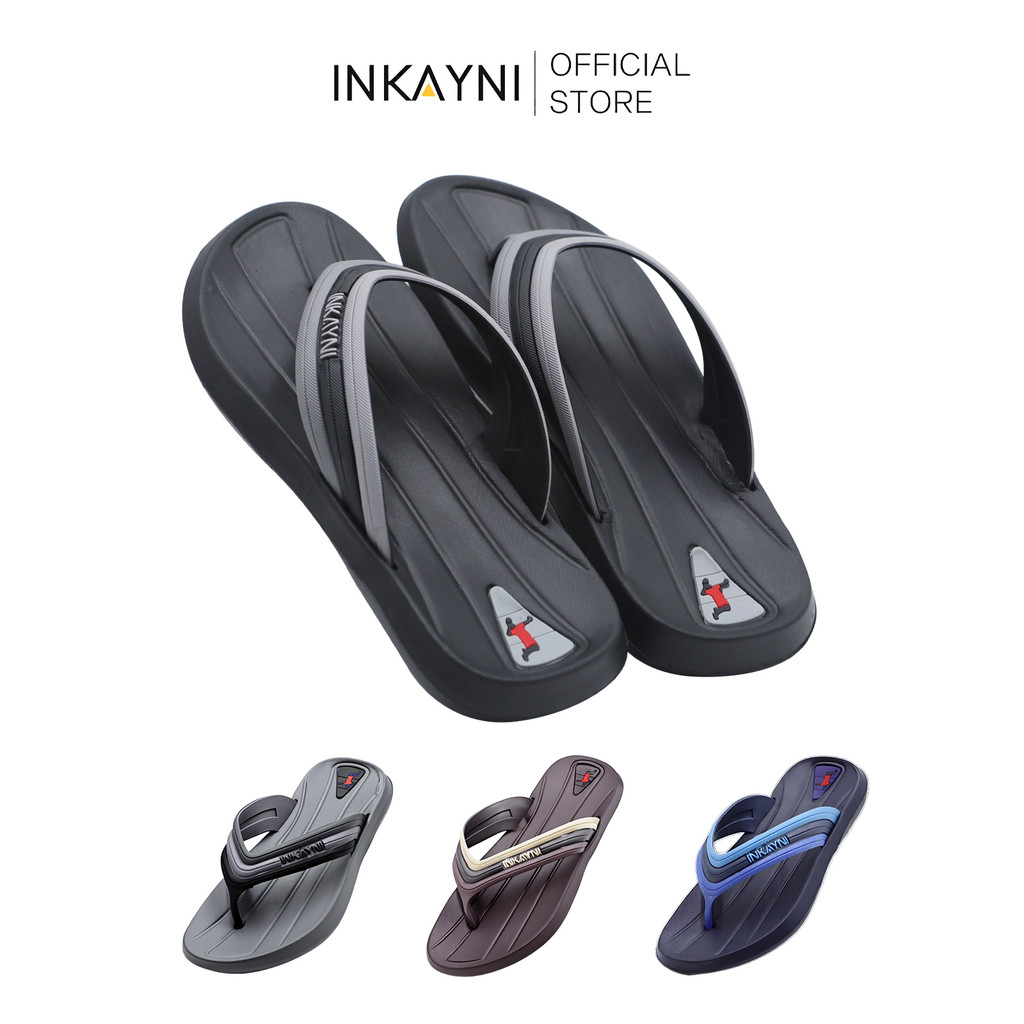 INKAYNI Simply Sandal Jepit Pria Dan Anak Laki Size 30-44 Flip Flop Bahan Karet Empuk Anti Slip Sandal Jepit Swallow Pria Sandal Selop Pria Karet Eva Tebal Sandal Swallow Sandal Jepit Sandal Cowok - foto 1 dari 10