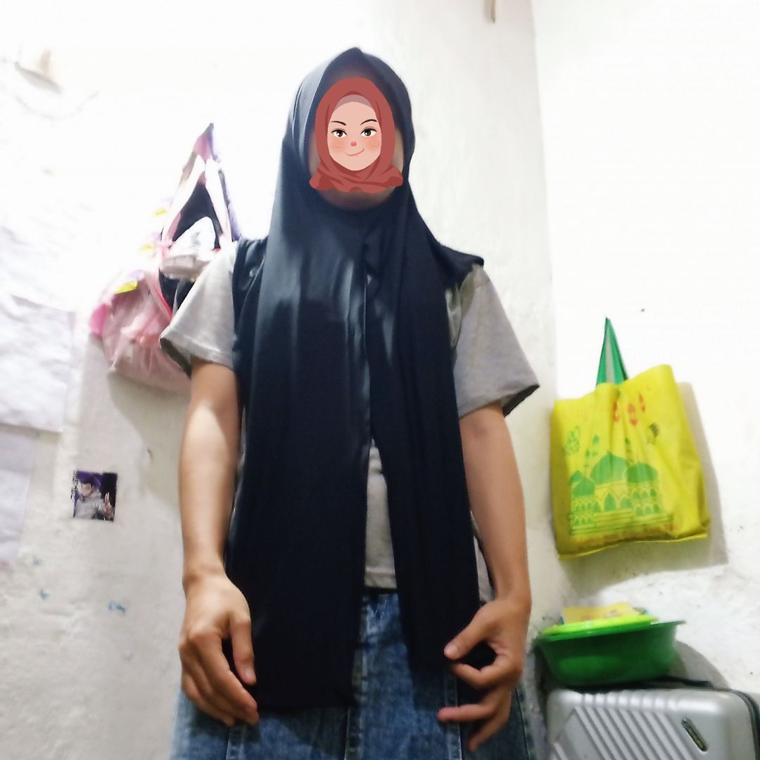 Jilbab Pashmina Dubai Oval Pet Jersey Pasmina Instan Humairah Jersey - Kerudung Wanita Pasmina Jumbo - kerudung langsung pakai - foto 9 dari 10, chiccojulian13
