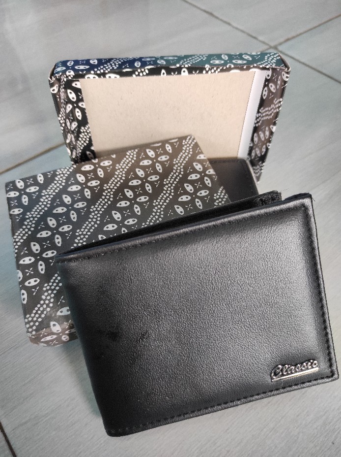 [Juragan Tas] Dompet Pria Kulit 5 Inchi Black - Foto ulasan pembeli