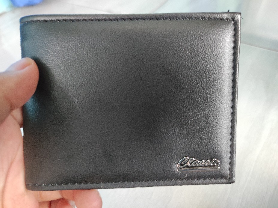 [Juragan Tas] Dompet Pria Kulit 5 Inchi Black - Foto ulasan pembeli