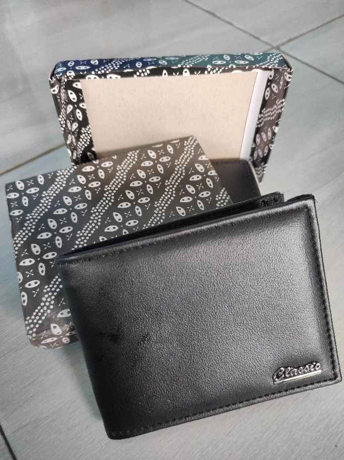 [Juragan Tas] Dompet Pria Kulit 5 Inchi Black - Foto ulasan pembeli