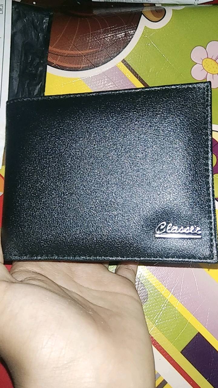 [Juragan Tas] Dompet Pria Kulit 5 Inchi Black - Foto ulasan pembeli