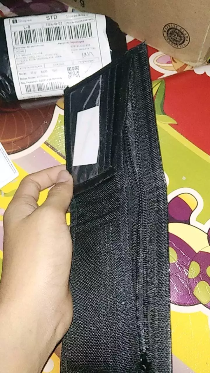 [Juragan Tas] Dompet Pria Kulit 5 Inchi Black - Foto ulasan pembeli