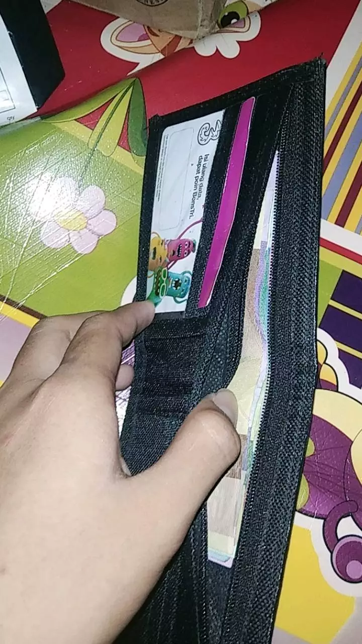 [Juragan Tas] Dompet Pria Kulit 5 Inchi Black - Foto ulasan pembeli