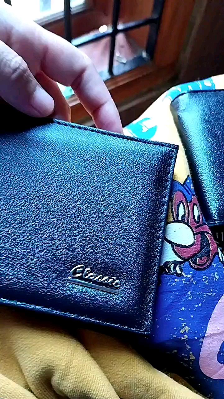 [Juragan Tas] Dompet Pria Kulit 5 Inchi Black - Foto ulasan pembeli
