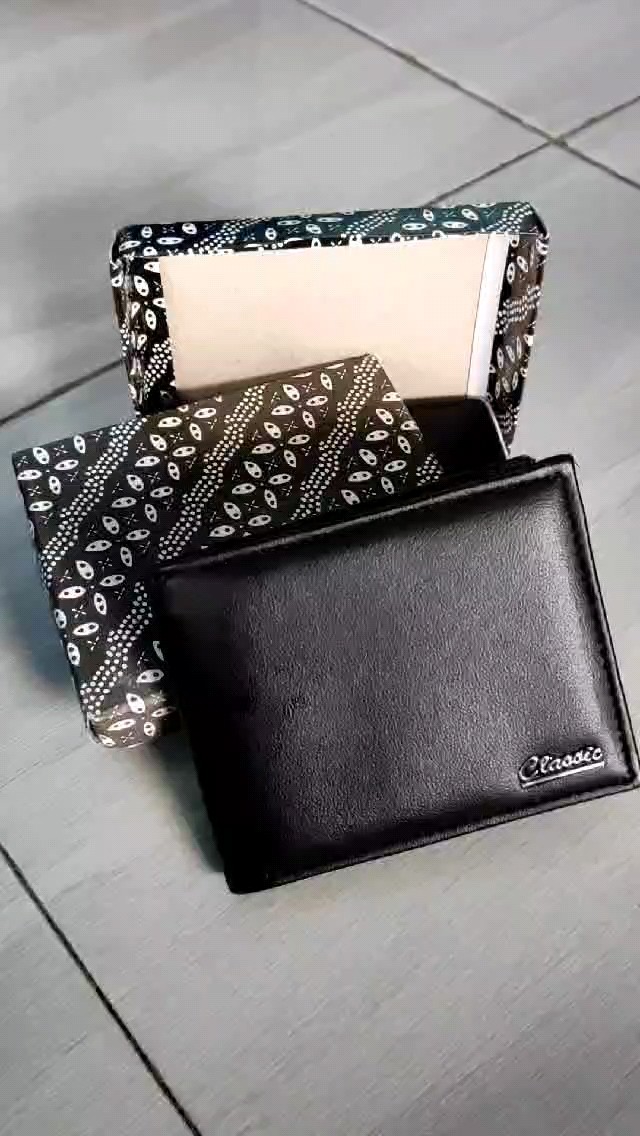 [Juragan Tas] Dompet Pria Kulit 5 Inchi Black - Foto ulasan pembeli