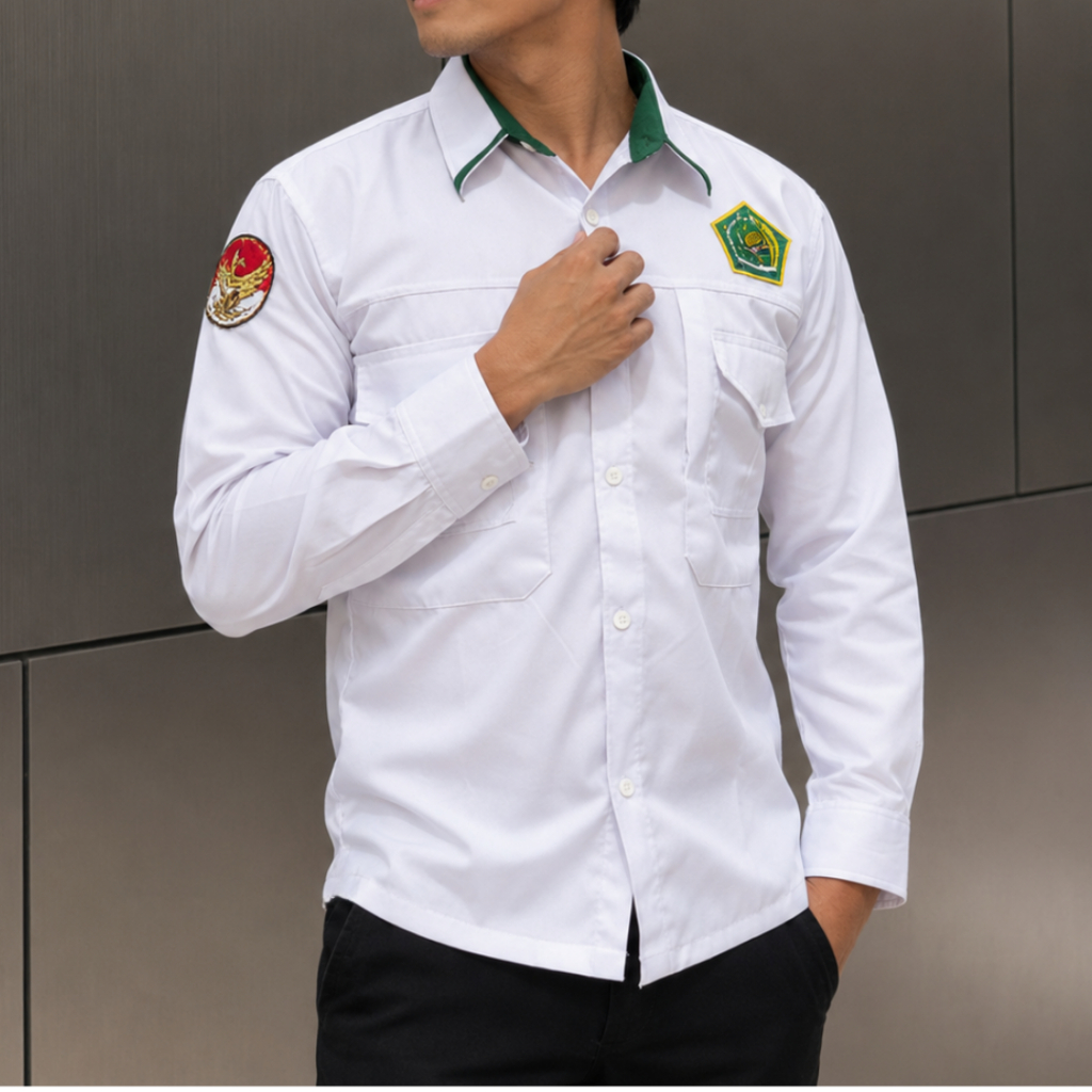 OLEH KLAMBI Baju Khaki / PDH /ASN Seragam Pns Pdh Dinas Pemda Seragam Keki - foto 9 dari 10, wiwiyahhuu