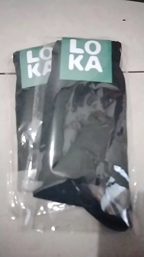 LOKA Kaos Kaki Panjang Unisex Katun Spandex - Foto ulasan pembeli
