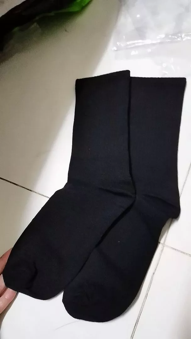 LOKA Kaos Kaki Panjang Unisex Katun Spandex - Foto ulasan pembeli