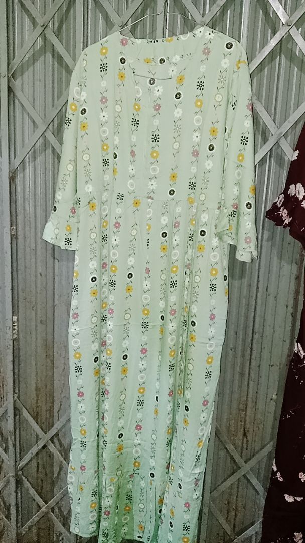 LAURA DRESS DASTER LENGAN 3/4 / DASTER RAYON PREMIUM - Foto ulasan pembeli