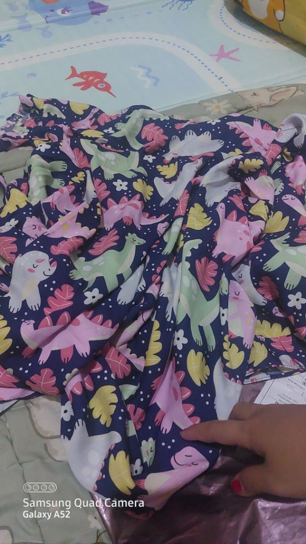 LAURA DRESS DASTER LENGAN 3/4 / DASTER RAYON PREMIUM - Foto ulasan pembeli