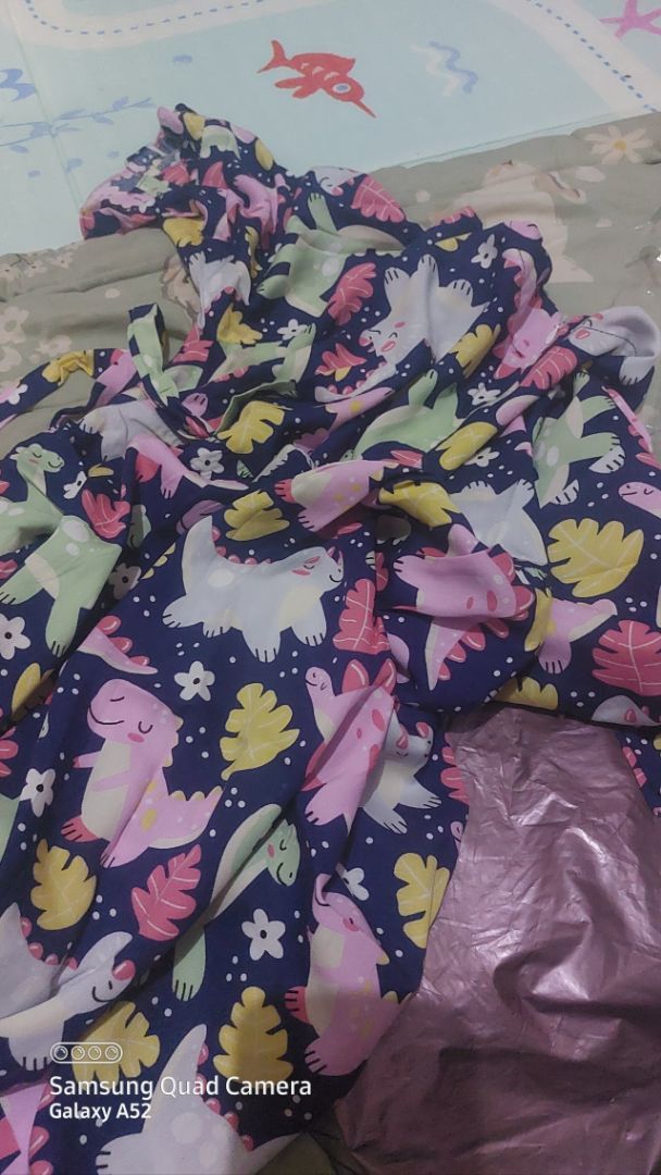 LAURA DRESS DASTER LENGAN 3/4 / DASTER RAYON PREMIUM - Foto ulasan pembeli