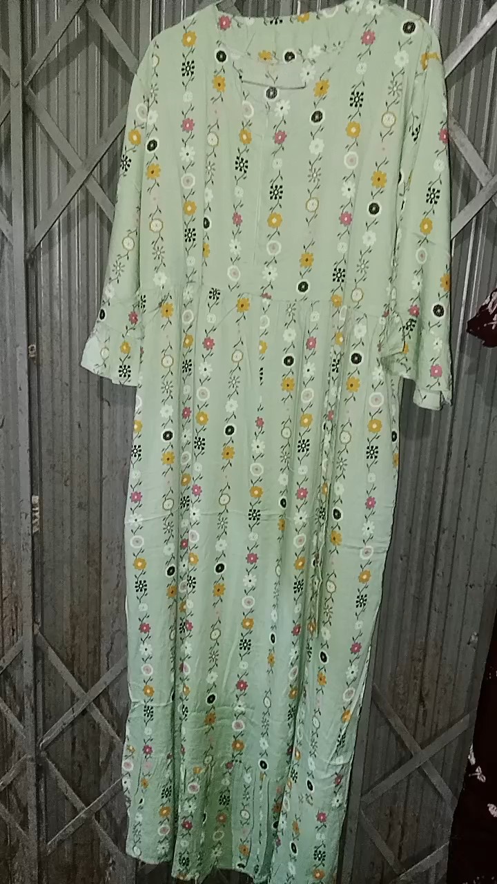LAURA DRESS DASTER LENGAN 3/4 / DASTER RAYON PREMIUM - Foto ulasan pembeli