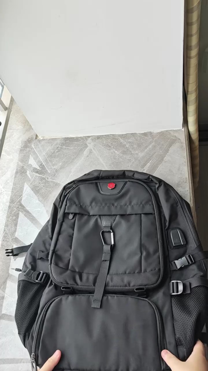 LEXY Tas Ransel Traveling Multifungsi Pria Luar Ruangan Tahan Air Tas Gunung 50-80Liter - Foto ulasan pembeli