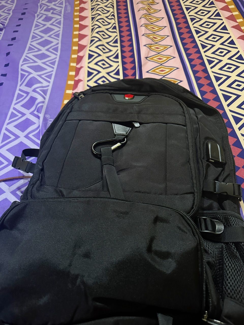 LEXY Tas Ransel Traveling Multifungsi Pria Luar Ruangan Tahan Air Tas Gunung 50-80Liter - Foto ulasan pembeli