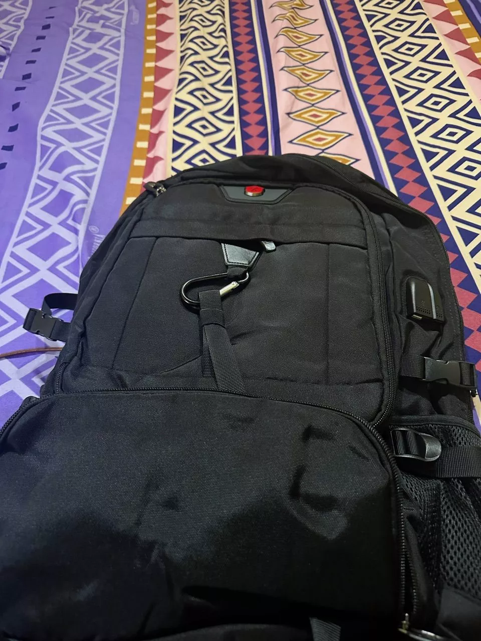 LEXY Tas Ransel Traveling Multifungsi Pria Luar Ruangan Tahan Air Tas Gunung 50-80Liter - Foto ulasan pembeli