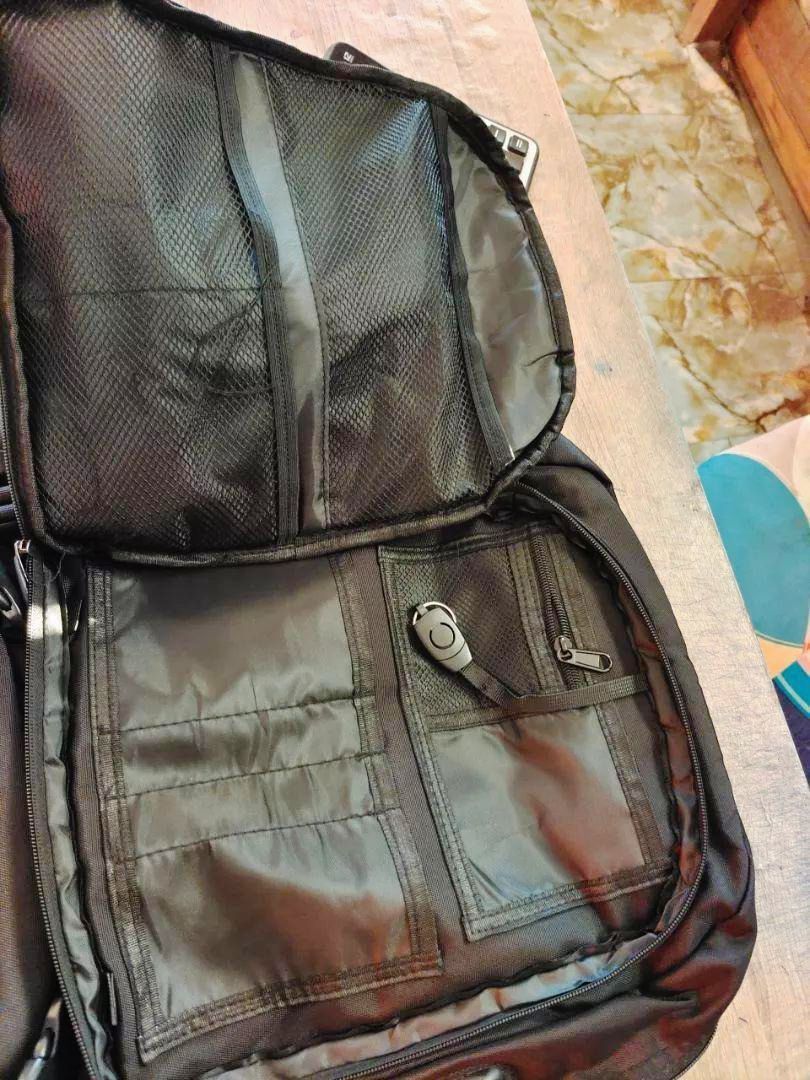 LEXY Tas Ransel Traveling Multifungsi Pria Luar Ruangan Tahan Air Tas Gunung 50-80Liter - Foto ulasan pembeli