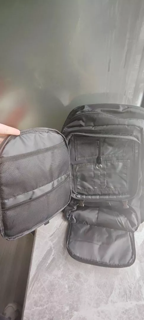 LEXY Tas Ransel Traveling Multifungsi Pria Luar Ruangan Tahan Air Tas Gunung 50-80Liter - Foto ulasan pembeli