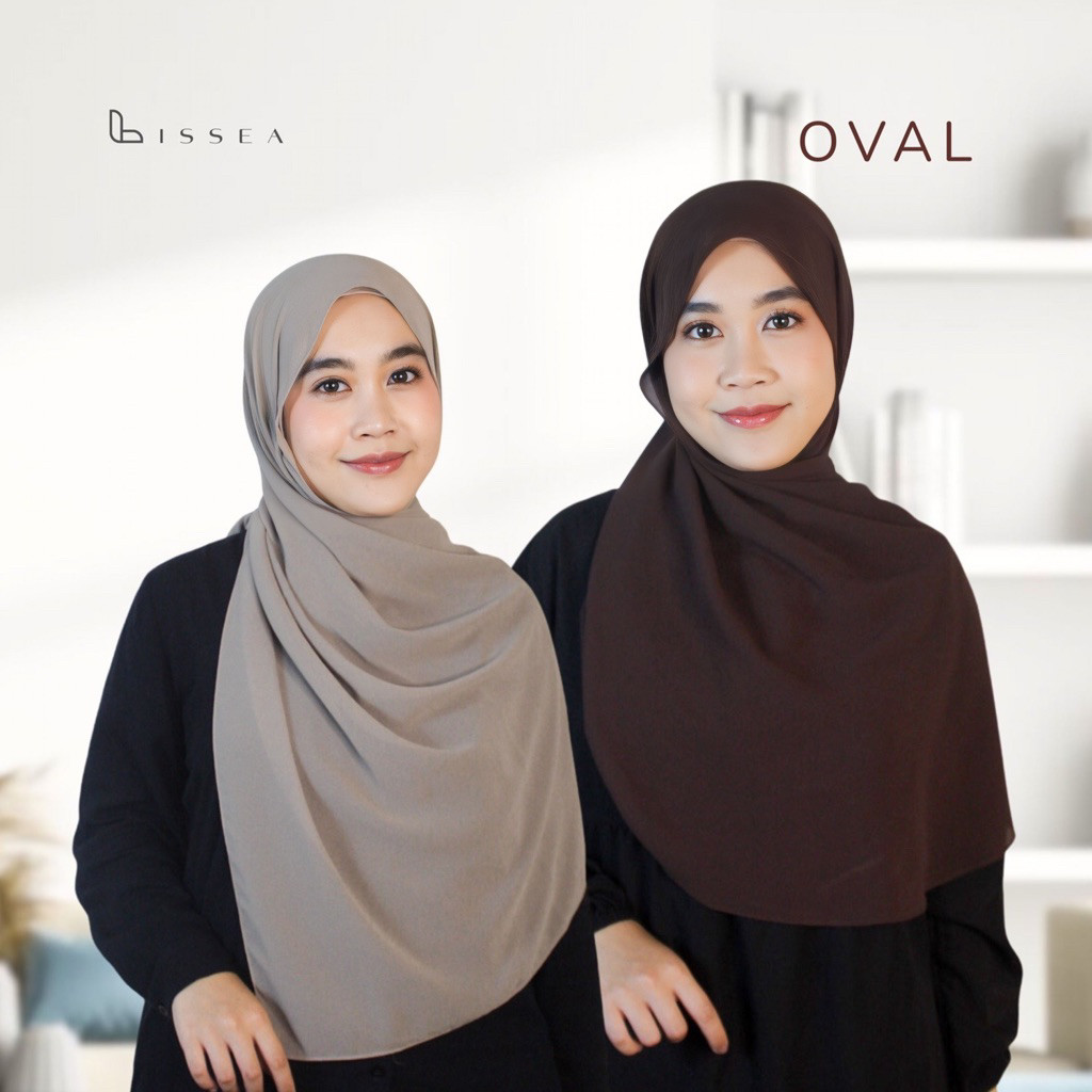 Lissea Pashmina Chiffon Ceruty Soft Flowy Oval - foto 1 dari 10