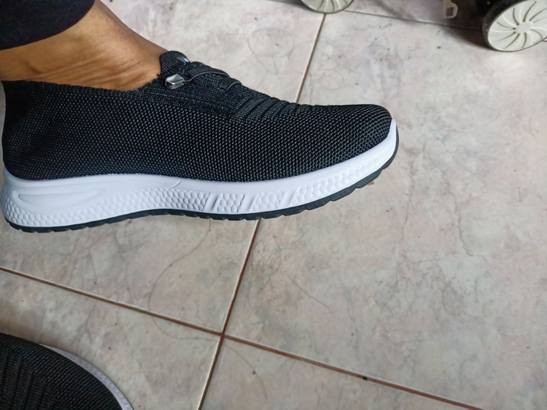 LVR Minji Sepatu Slip On Wanita Sepatu Rajut Wanita Flyknit Sport FREE BOX LV0627 - foto 8 dari 10, itaniazka