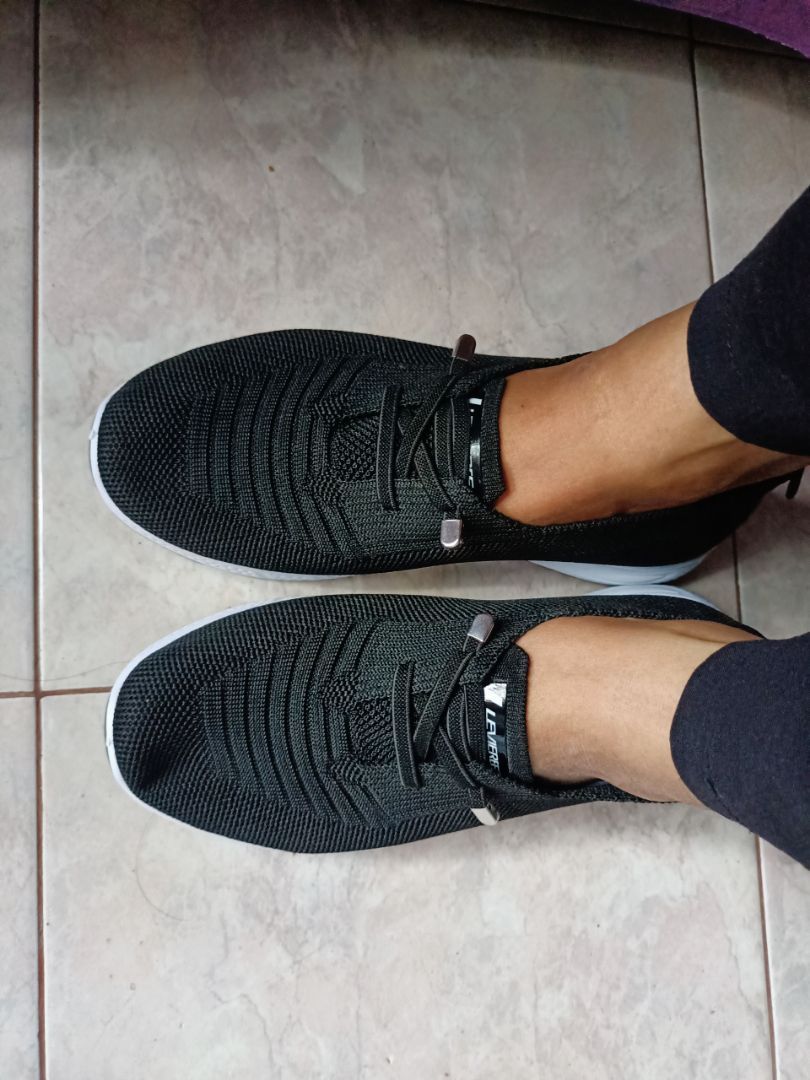 LVR Minji Sepatu Slip On Wanita Sepatu Rajut Wanita Flyknit Sport FREE BOX LV0627 - foto 9 dari 10, itaniazka