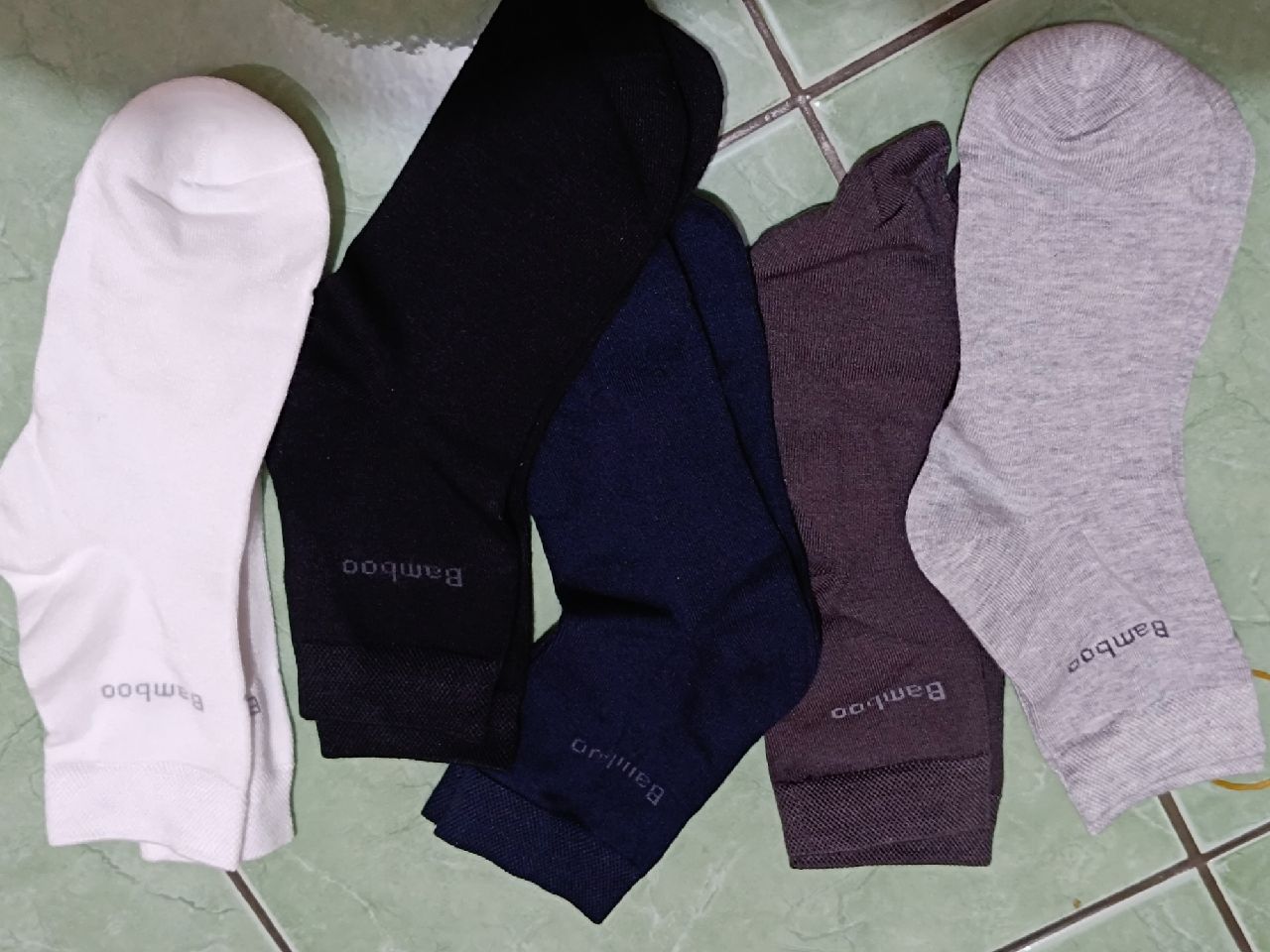 Foto ulasan pembeli k*****r, varian DARK BLUE, BLACK, DARK GREY, ...