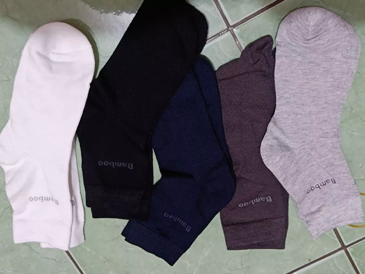 Foto ulasan pembeli k*****r, varian DARK BLUE, BLACK, DARK GREY, ...
