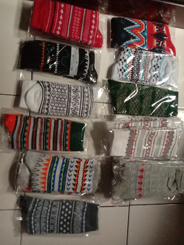 MOHAKI - Kaos Kaki Pria Wanita Oldschool Motif Tribal Series Panjang Sebetis Dewasa - foto 3 dari 10, deelight_23