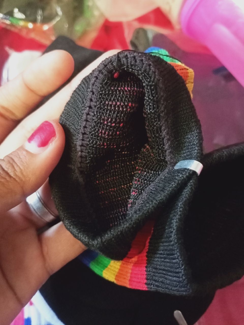 MOHAKI - Kaos Kaki Strip 3 Series Panjang Sebetis Dewasa - Foto ulasan pembeli