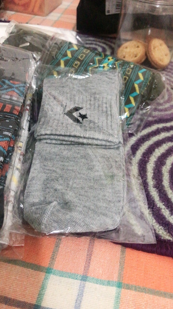 MOHAKI - Kaos Kaki Strip Series Pendek Dewasa - Foto ulasan pembeli