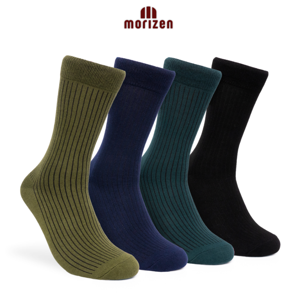 MORIZEN - Kaos Kaki Harajuku Retro Motif Polos/Basic - foto 1 dari 10