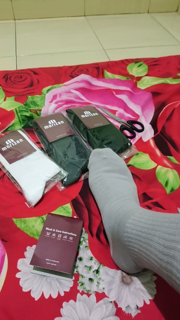 MORIZEN - Kaos Kaki Motif Polos/Basic - foto 4 dari 10, edykeenzy