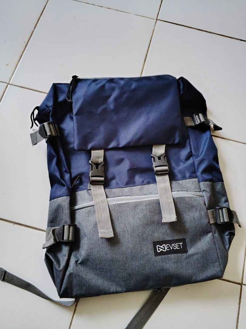 Nevset Tas Ransel Kanvas Pria Wanita Kuat Tebal - foto 2 dari 10, sandwichgen93