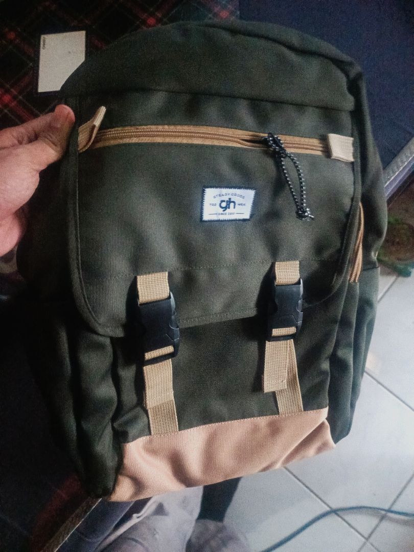 NEW ARRIVAL GH-Bag HARPER Backpack Tas Ransel Sekolah Kuliah Travelling Laptop 14" Inch Pria Wanita - foto 10 dari 10, khula89