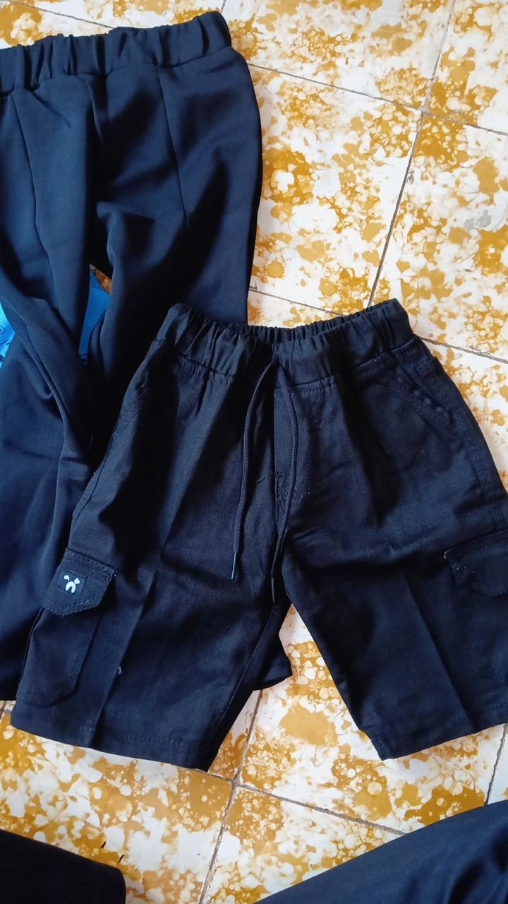 Neko Celana Pendek Cargo Anak Laki Laki Pants Short Premium 1-11 Tahun Pinggang Karet - foto 2 dari 10, masriahnhonamasriahnhona
